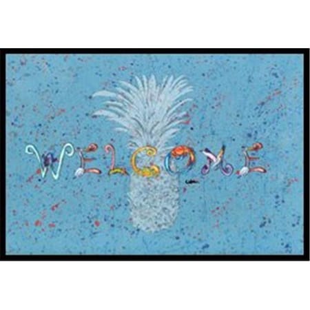 Carolines Treasures Carolines Treasures 8562-JMAT Pineapple Indoor Or Outdoor Doormat; 24 x 36 in. 8562-JMAT